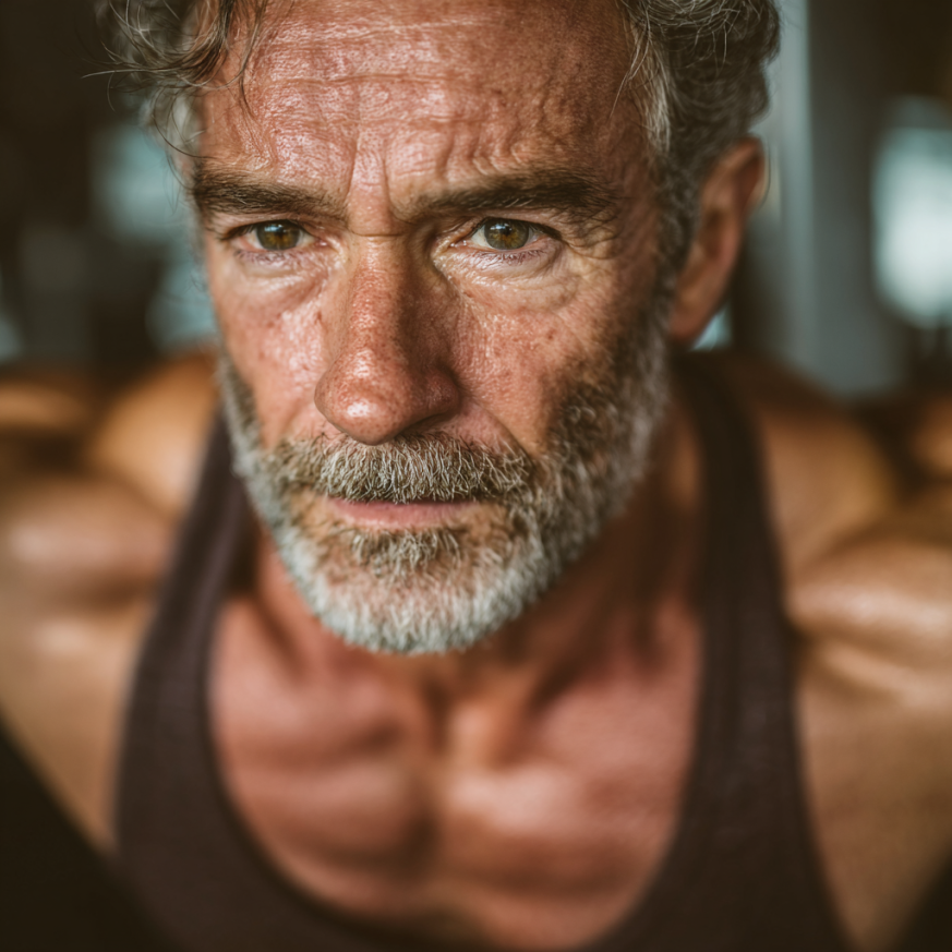 Група дорослих людей займається фітнесом